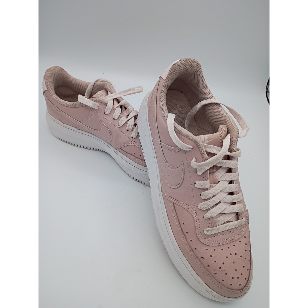 Nike Womens Court Vision Alta Pink Size 10 Platform Sneakers DM0113-600